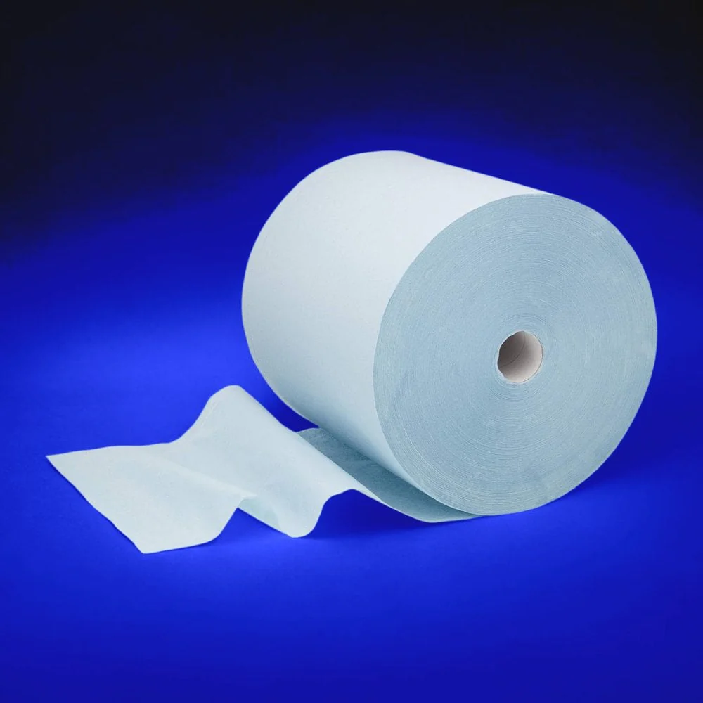 L30 Ultra + Large Wiper Roll - 3 Ply - Blue - Image 2