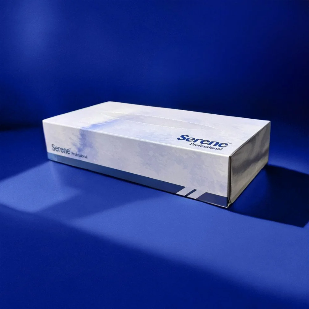 Paper Facial Tissues - 2 Ply White - Image 5