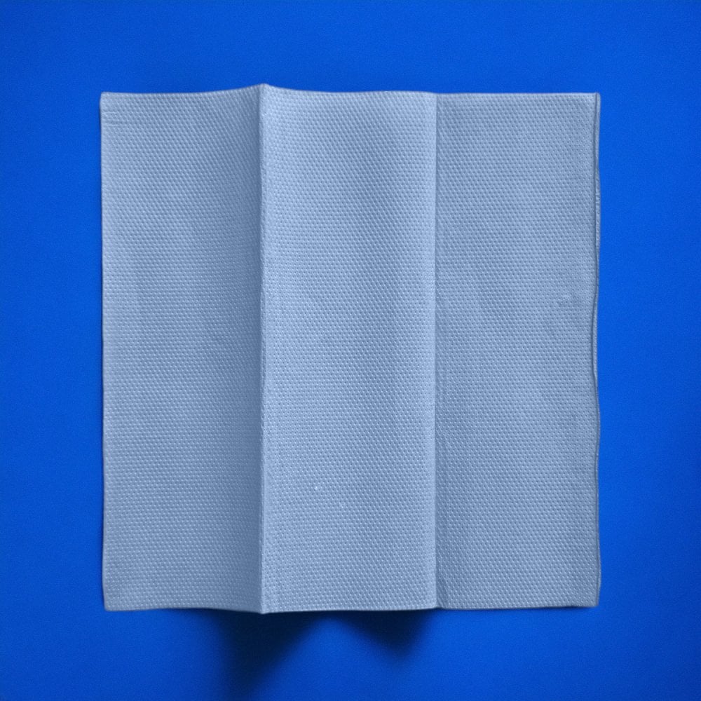 Paper Towels - 2 Ply Blue - Z Fold - Image 4