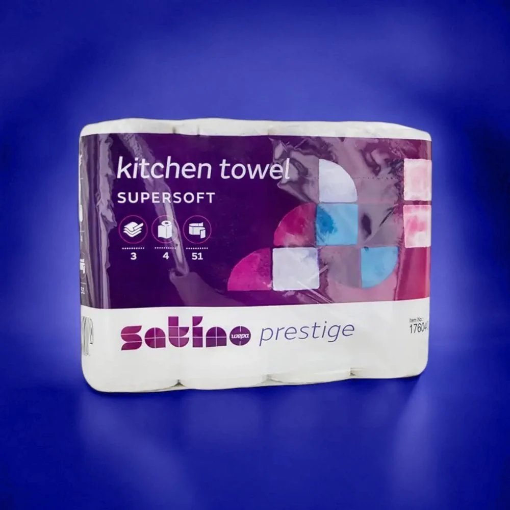 Prestige Premium Kitchen Rolls - 3 Ply x 32 Rolls | 4 Cases - Image 5