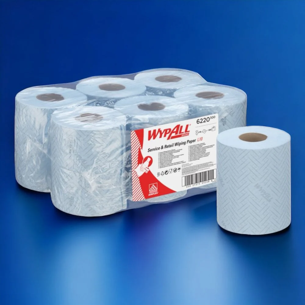 Reach™ Service & Retail Wiping Paper - Blue - Image 7