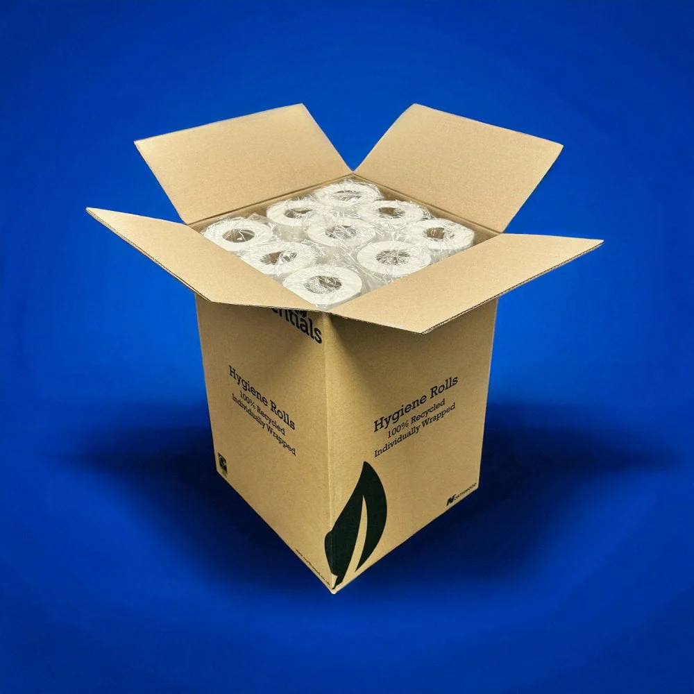 Recycled 2 Ply White Couch Rolls - Image 6
