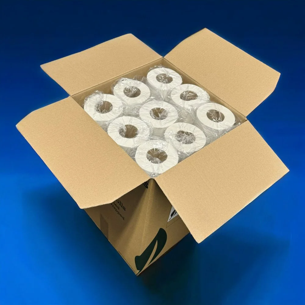 Recycled 2 Ply White Couch Rolls - Image 7