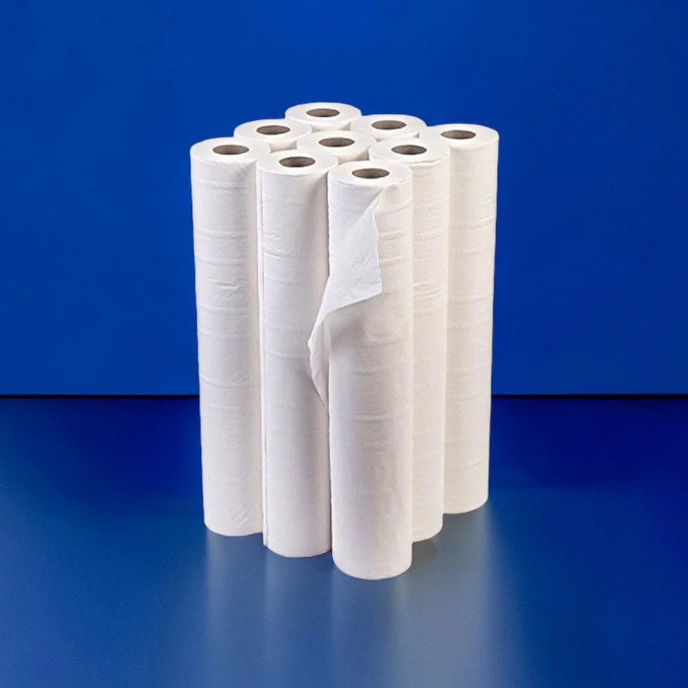 Recycled 2 Ply White Couch Rolls - Image 9