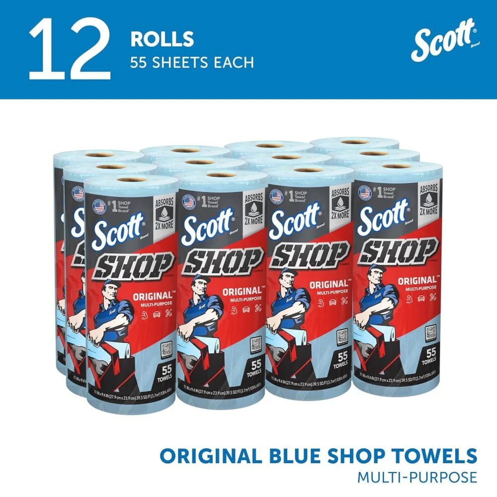 Scott Shop Towels - Blue Heavy Duty Towels - Image 11