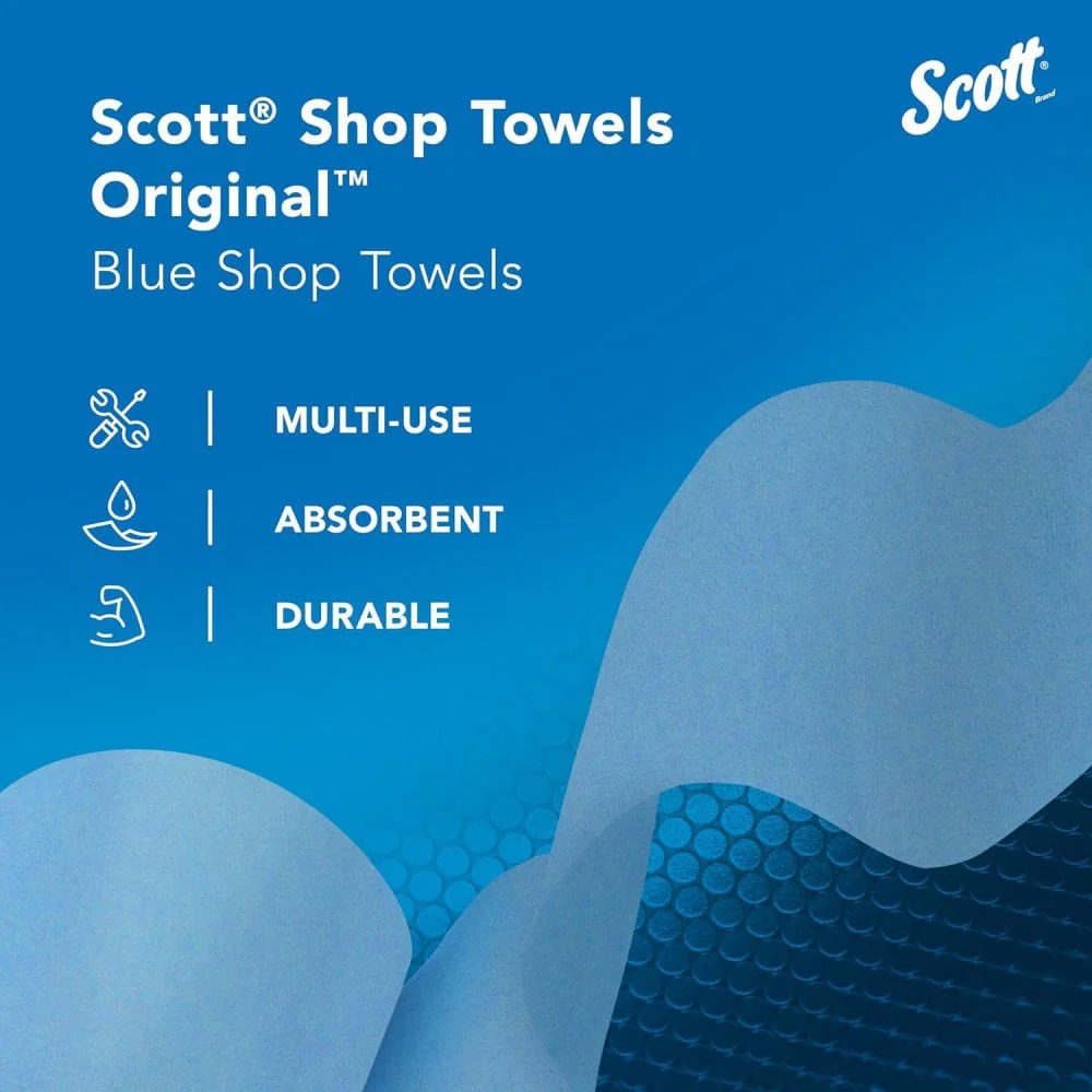 Scott Shop Towels - Blue Heavy Duty Towels - Image 4