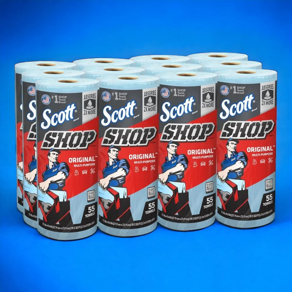 Scott Shop Towels - Blue Heavy Duty Towels - Image 5