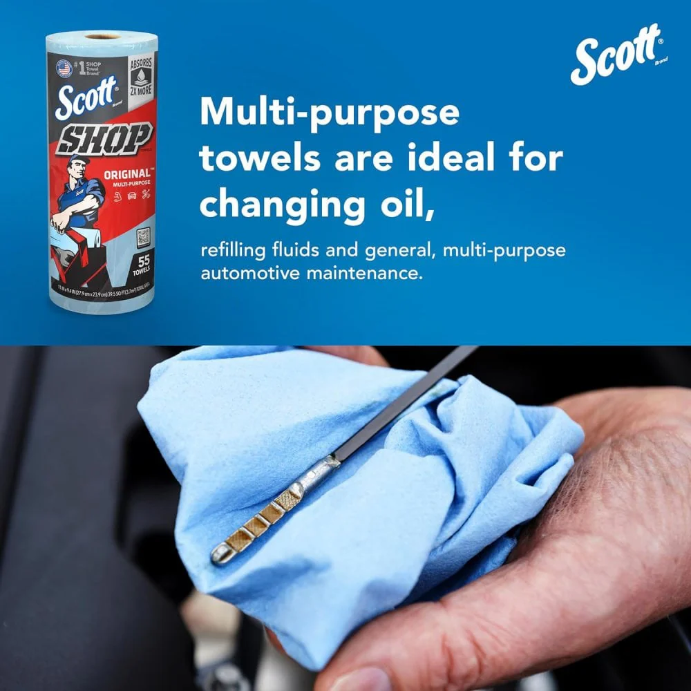 Scott Shop Towels - Blue Heavy Duty Towels - Image 8