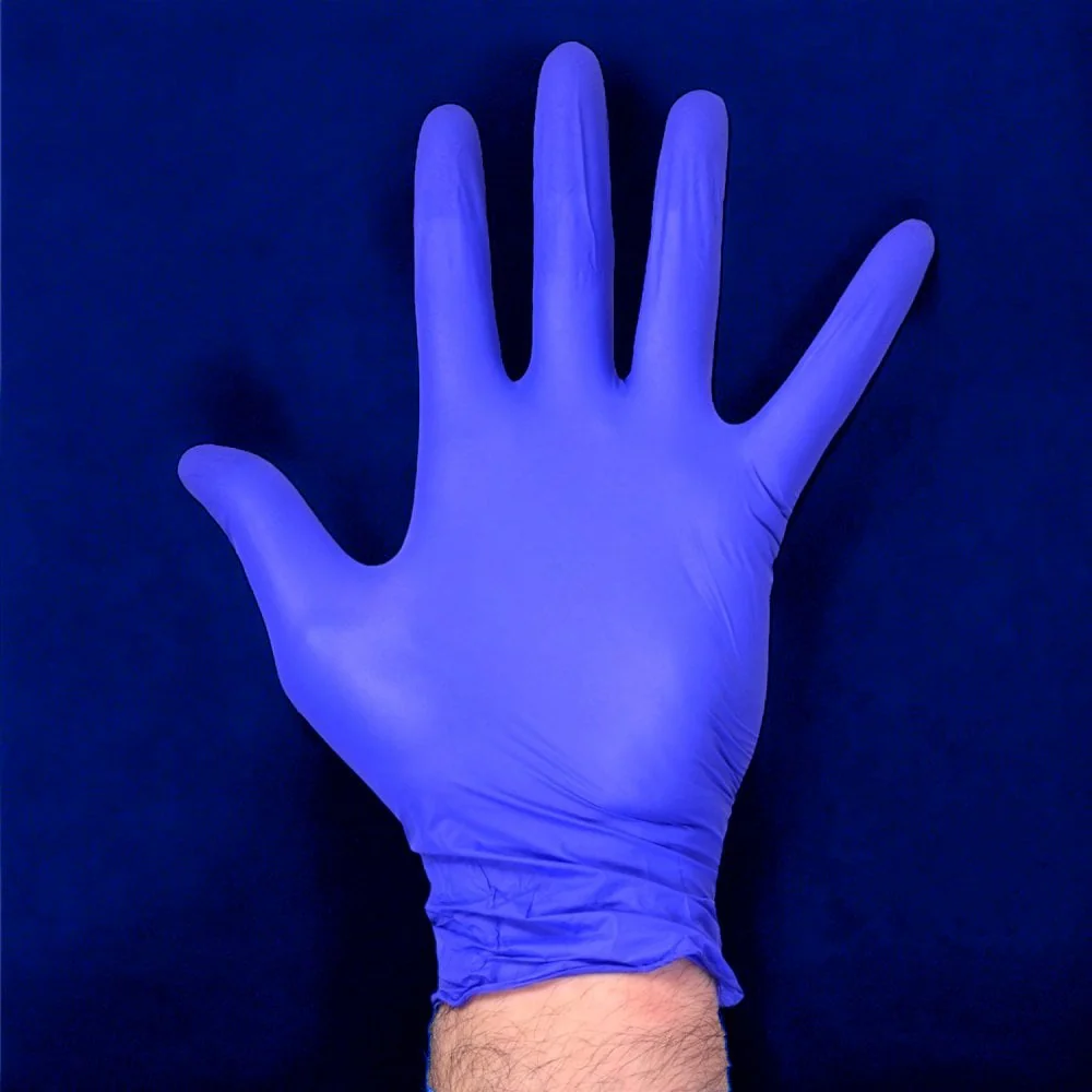 Sonic 100 Cobalt Blue Nitrile Gloves - Powder Free - Image 6