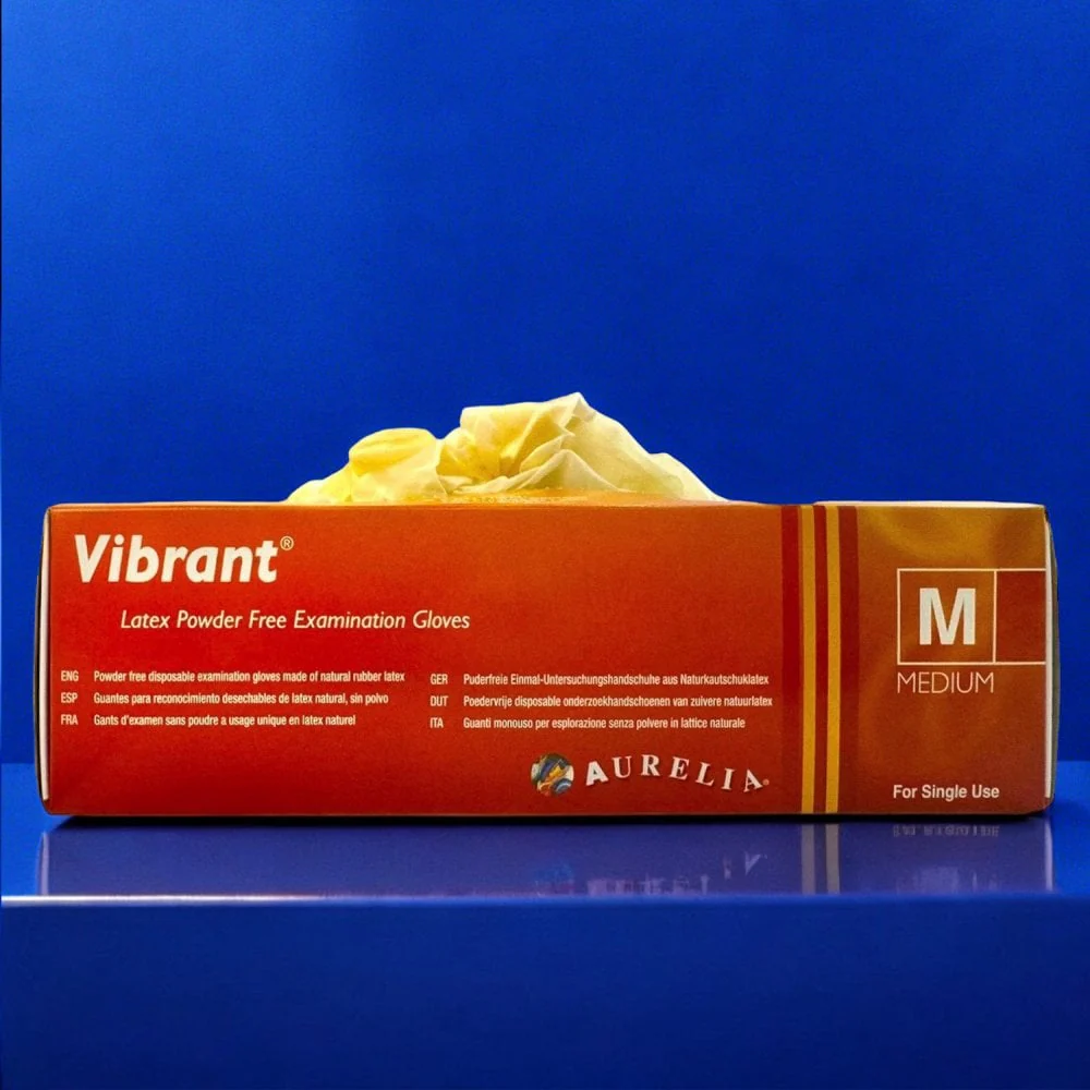 Vibrant - Latex Gloves - Powder Free - Image 4