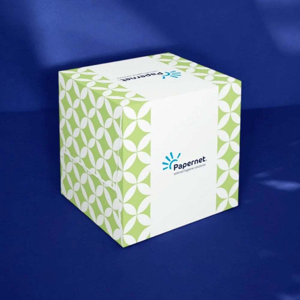 White Facial Tissues - 2 Ply - Image 3