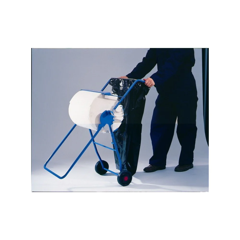 Workshop Wiper Roll Stand On Wheels - Image 3